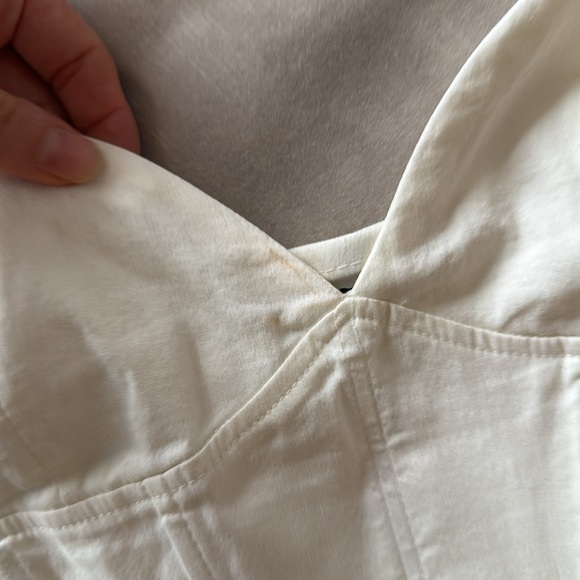 Zara White Bustier Tank Top - Picture 7 of 7